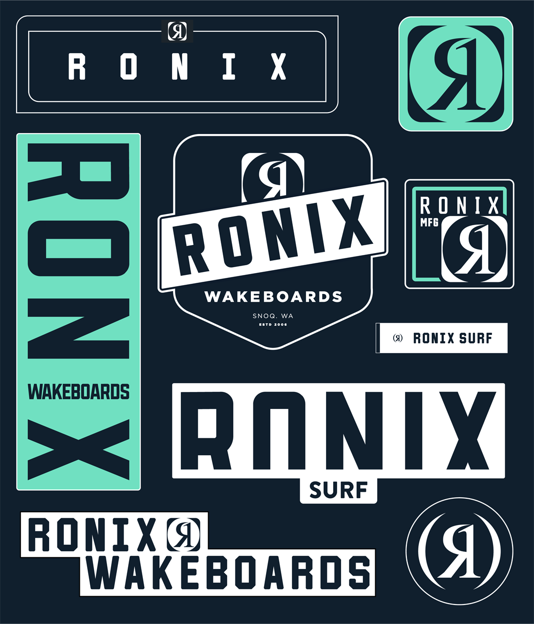 Ronix Sticker Sheet