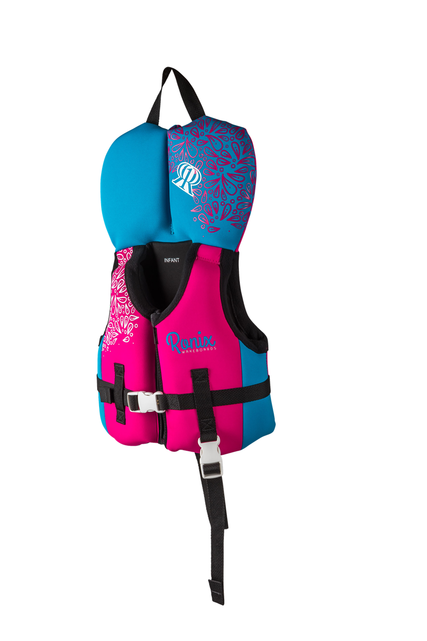 August - Girl's CGA Life Vest - Pink/Blue - Inf /Toddler (Up to 30lbs)